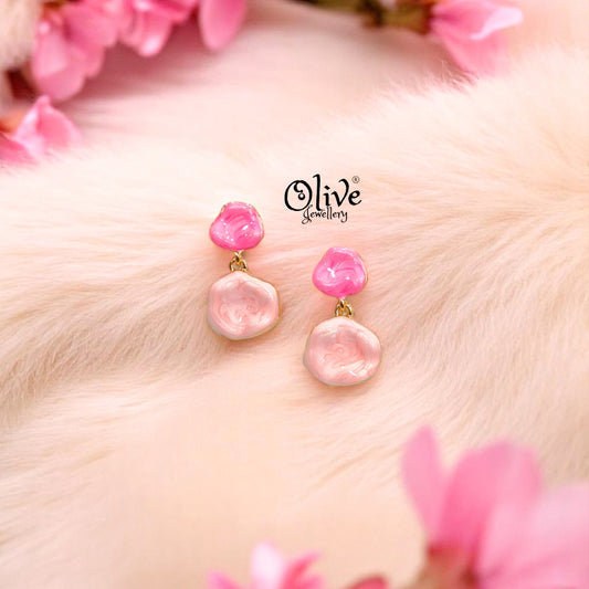 Enamel Earrings -402
