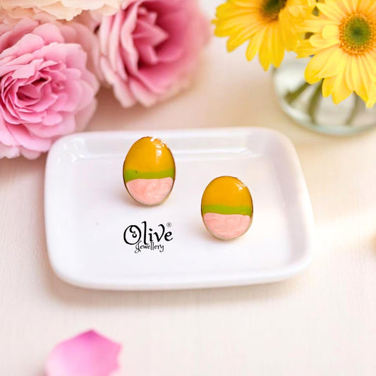 Enamel Earrings -406