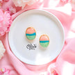 Enamel Earrings -406
