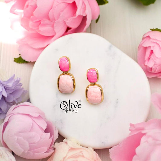 Enamel Earrings -413