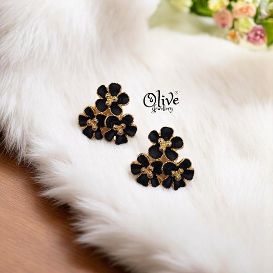 Enamel Earrings -421