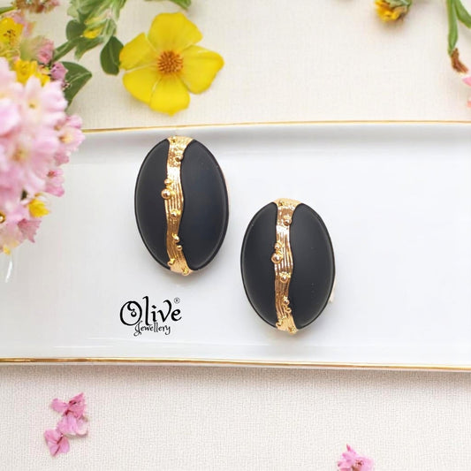 Enamel Earrings -423