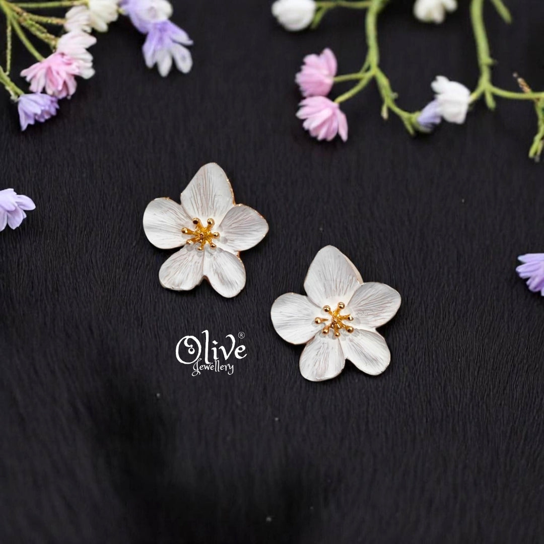 Enamel Earrings -425