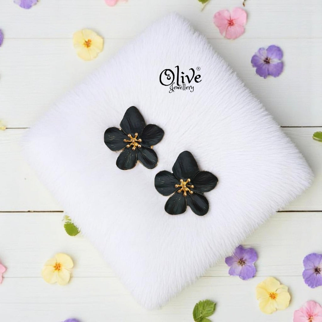 Enamel Earrings -425