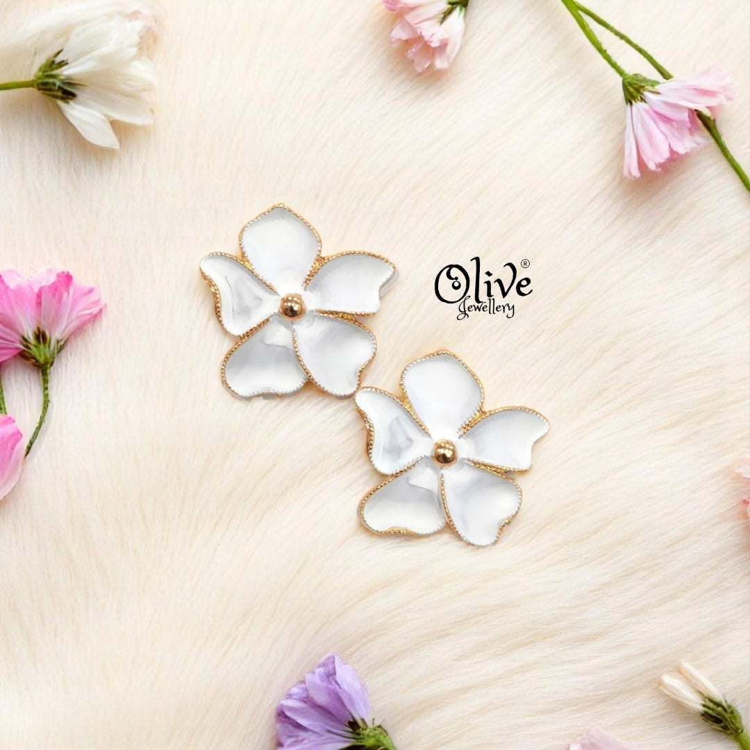 Enamel Earrings -427