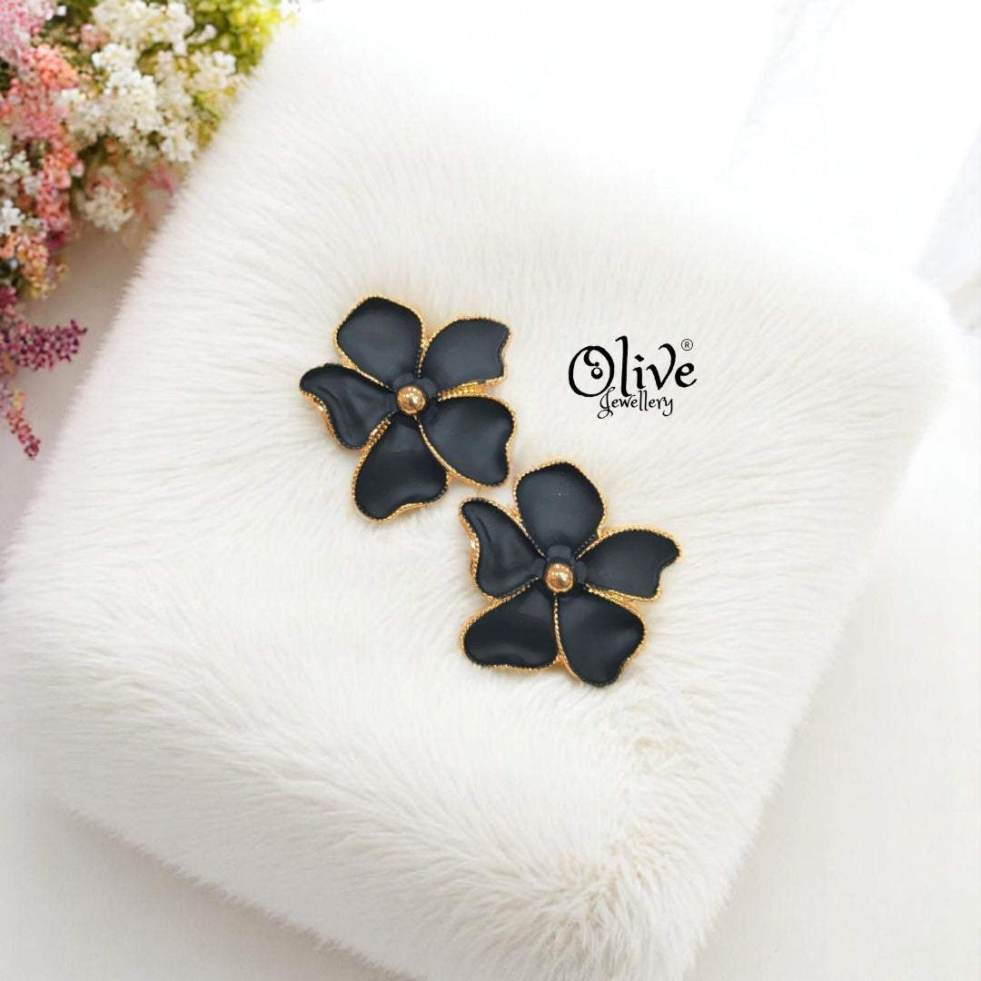 Enamel Earrings -427