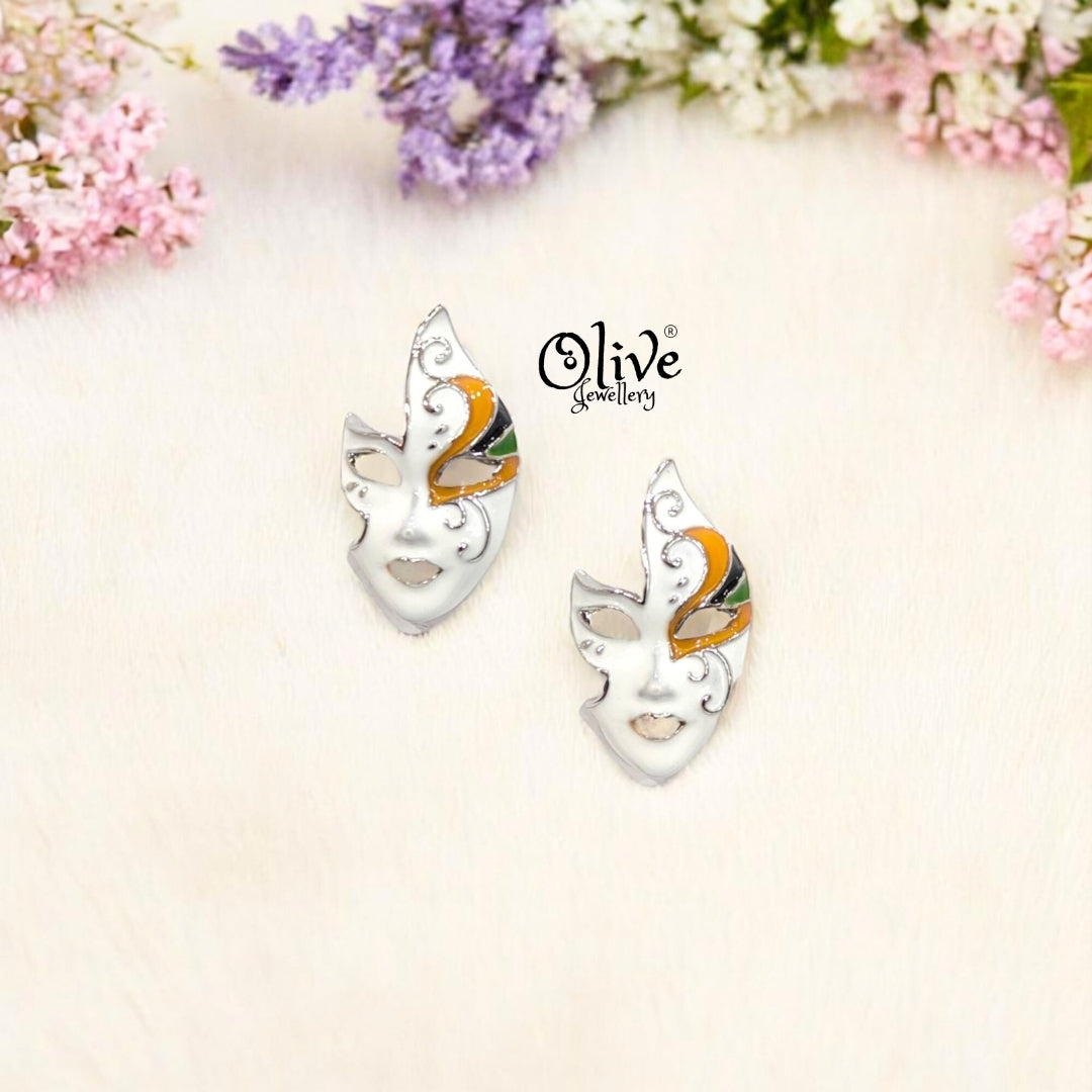 Enamel Earrings -431