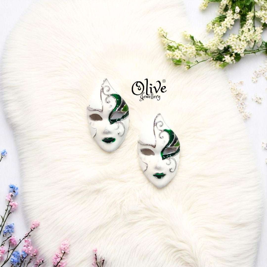 Enamel Earrings -431