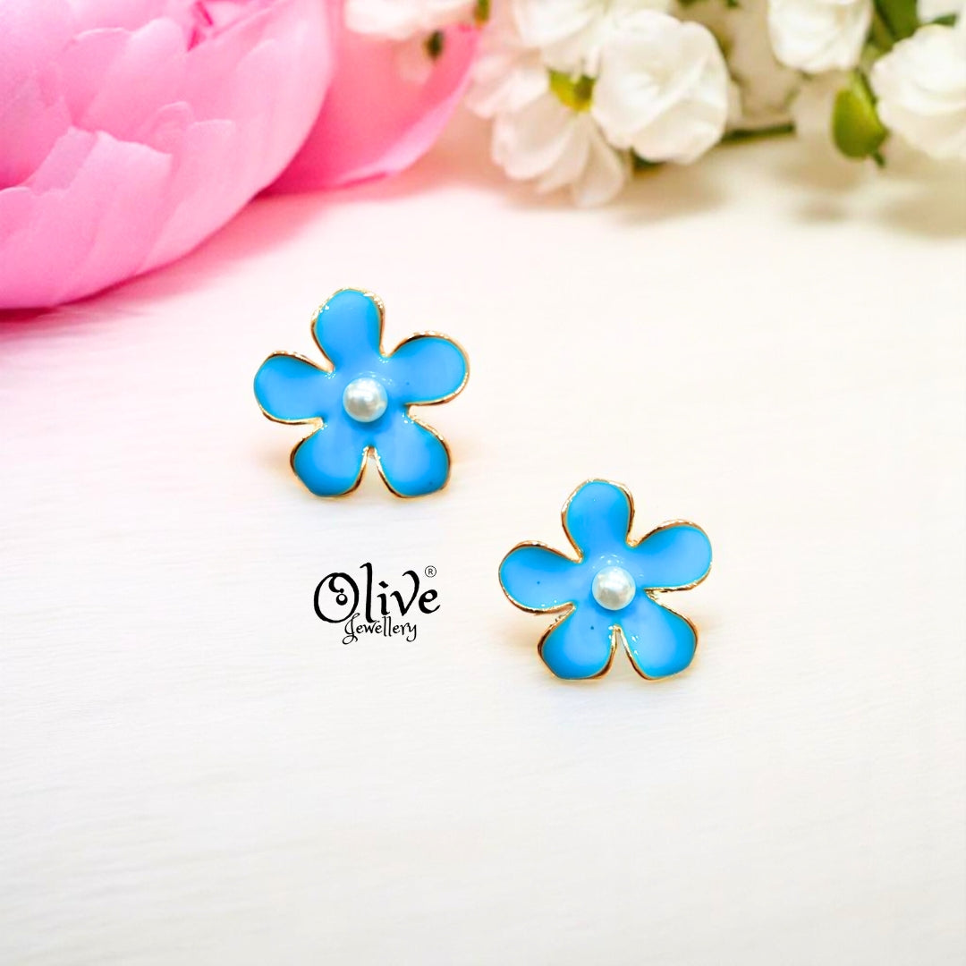 Enamel Earrings -448