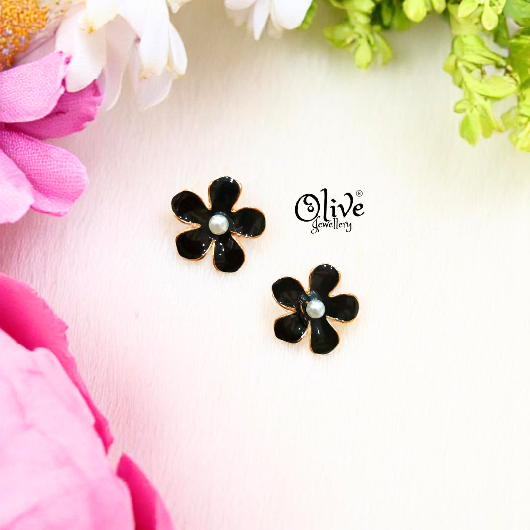 Enamel Earrings -448