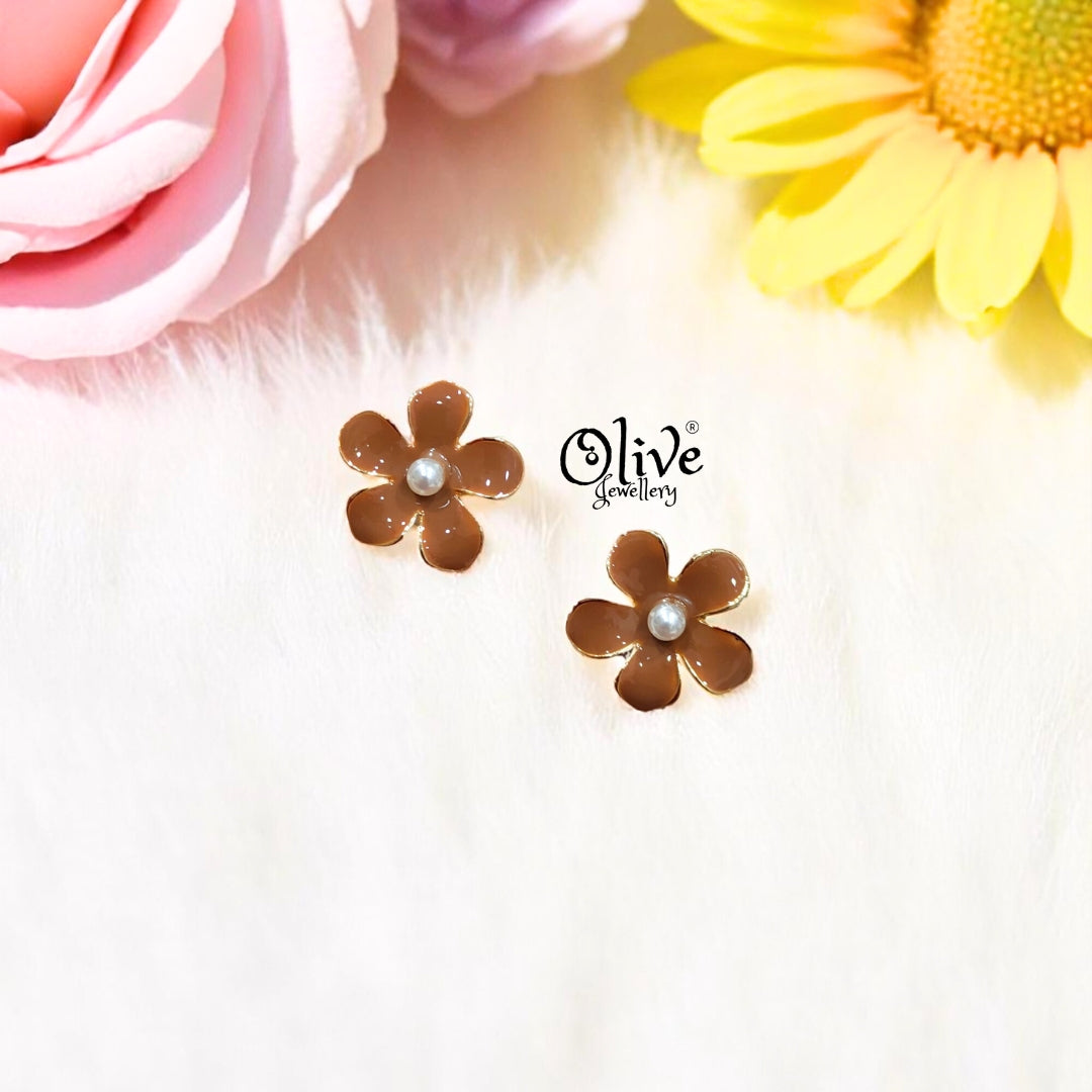 Enamel Earrings -448