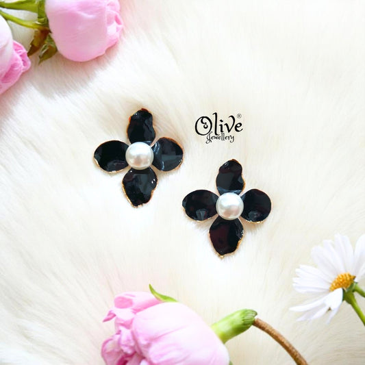 Enamel Earrings -454