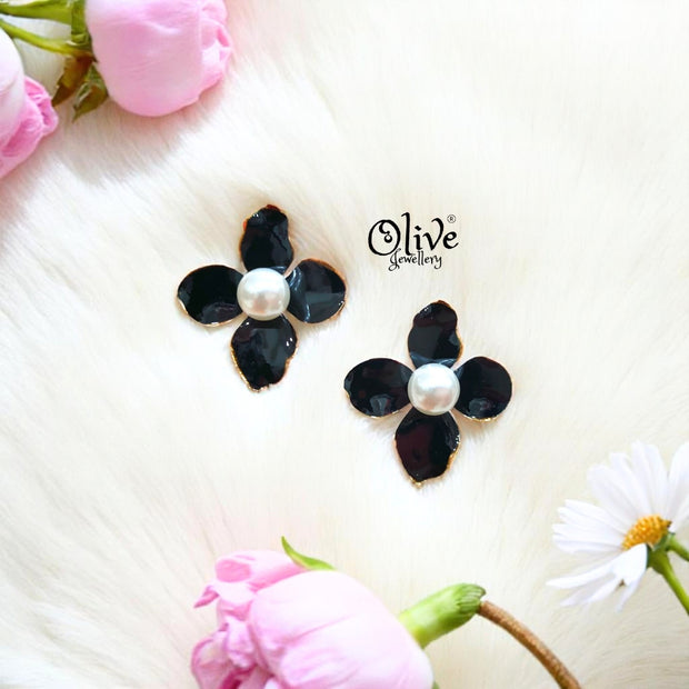 Enamel Earrings -454