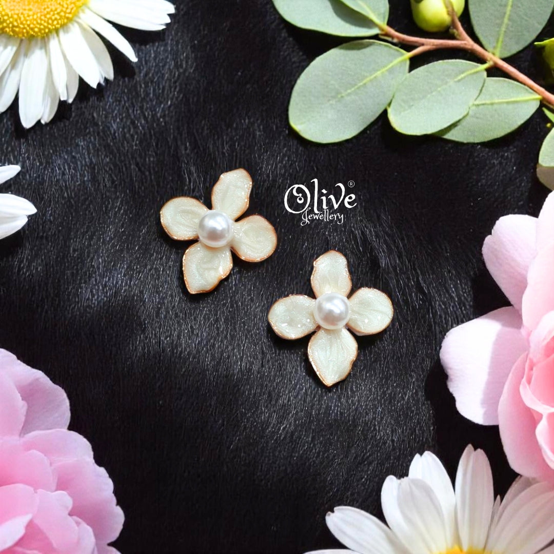 Enamel Earrings -454