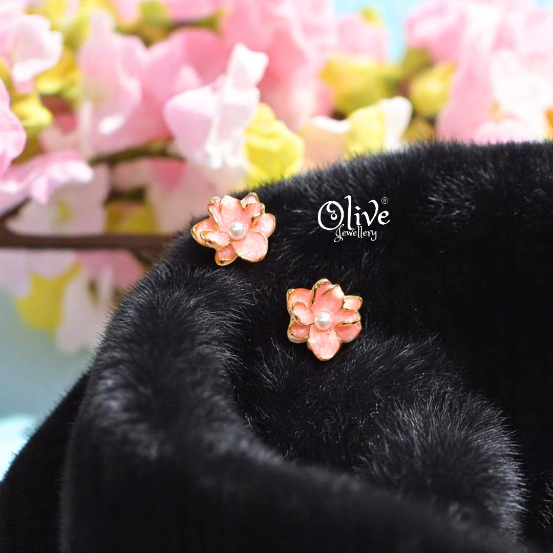 Enamel Earrings -460