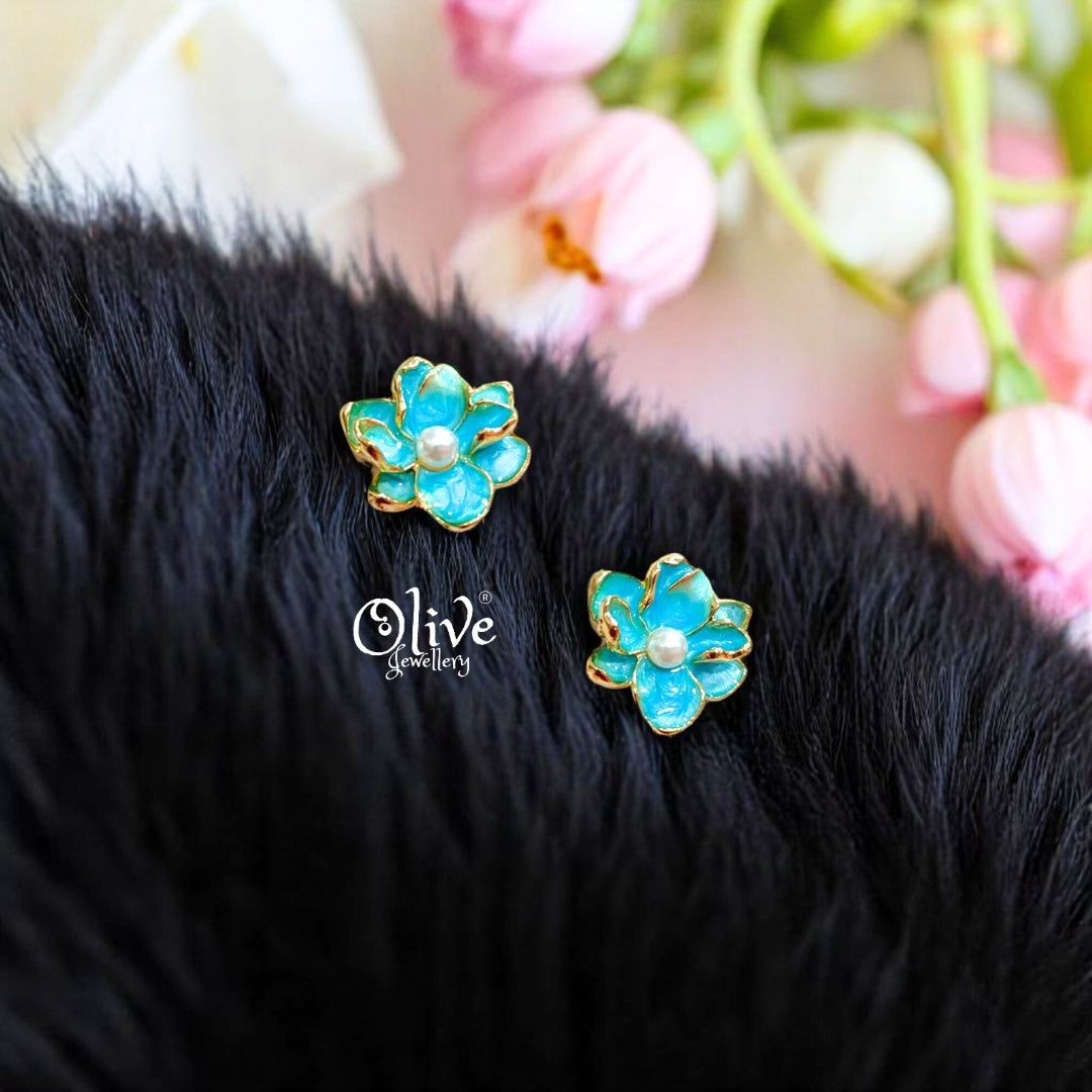 Enamel Earrings -460