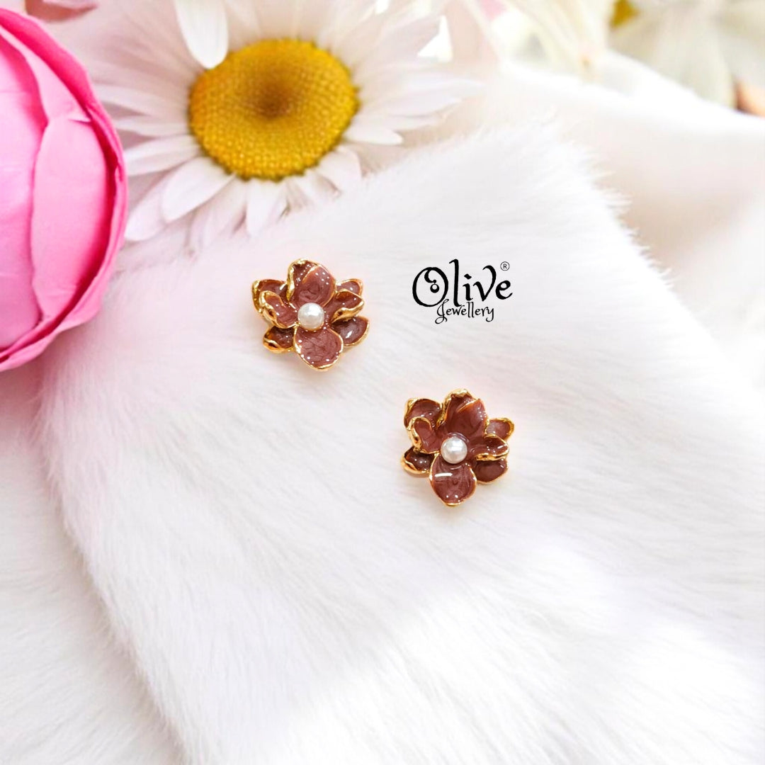 Enamel Earrings -460
