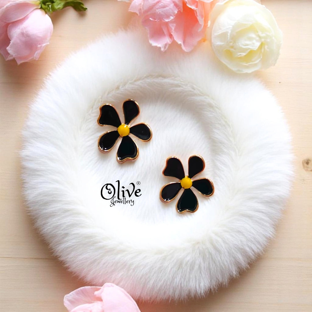 Enamel Earrings -472