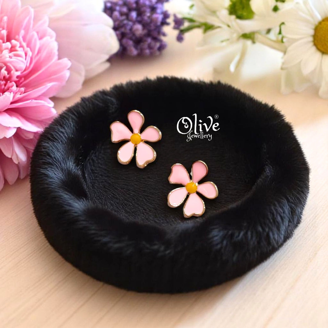 Enamel Earrings -472