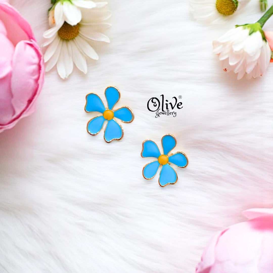 Enamel Earrings -472