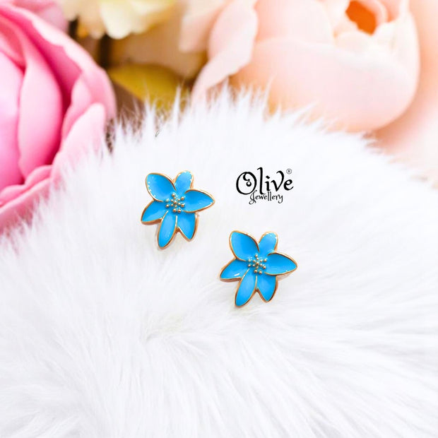 Enamel Earrings -478