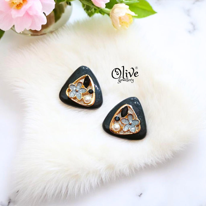 Enamel Earrings -484