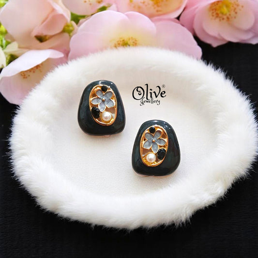 Enamel Earrings -490