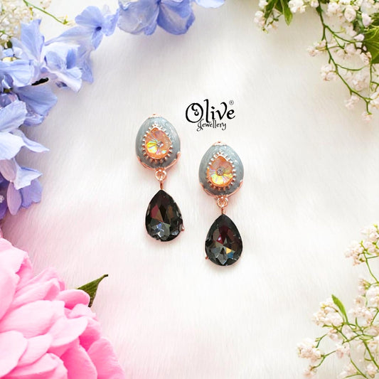 Enamel Earrings -502