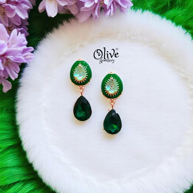 Enamel Earrings -502