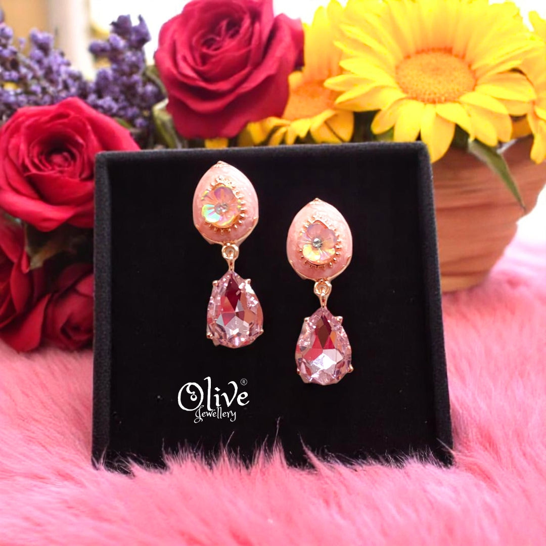 Enamel Earrings -502