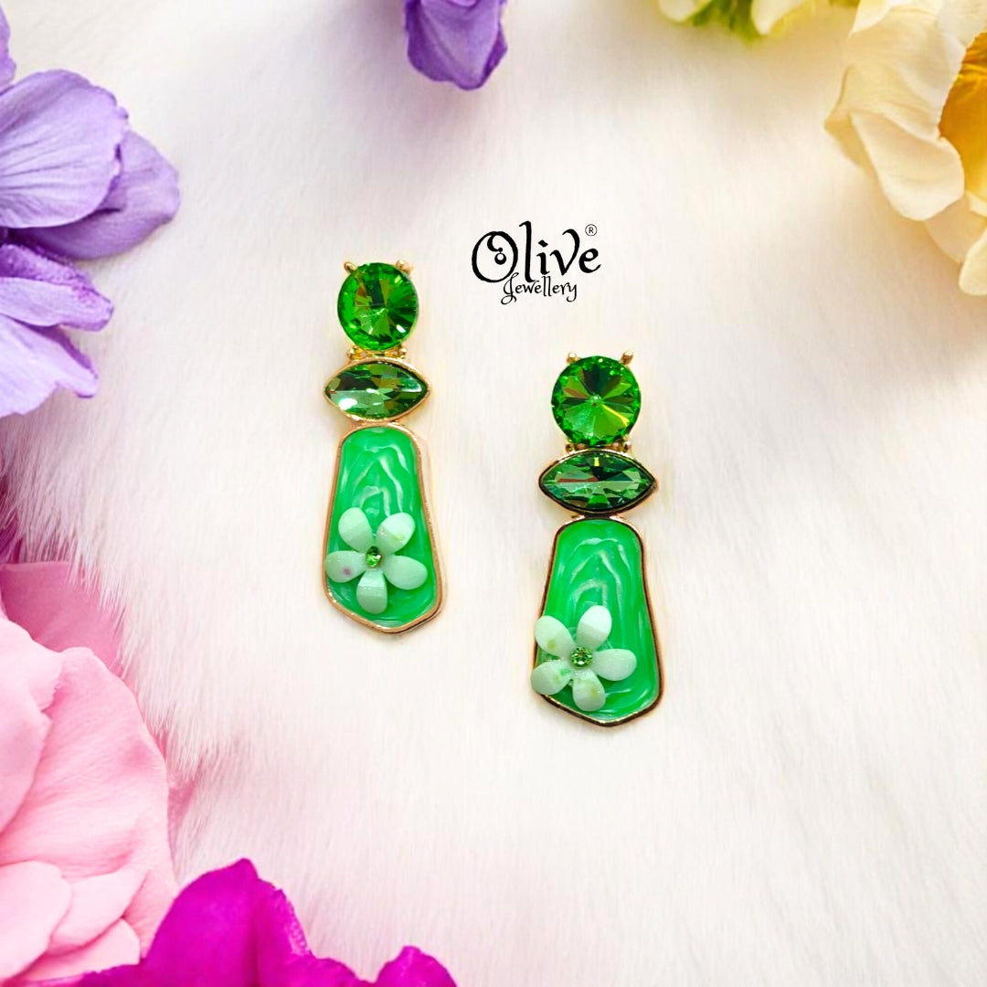 Enamel Earrings -508