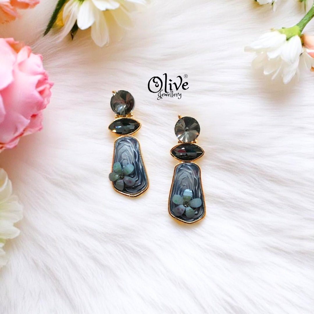 Enamel Earrings -508
