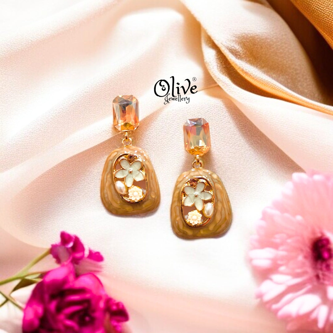 Enamel Earrings -514
