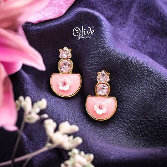 Enamel Earrings -520