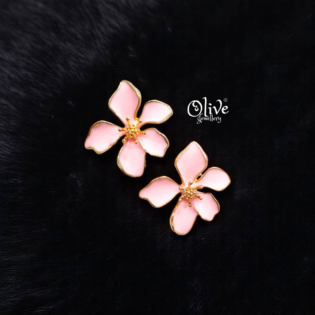 Enamel Earrings -526