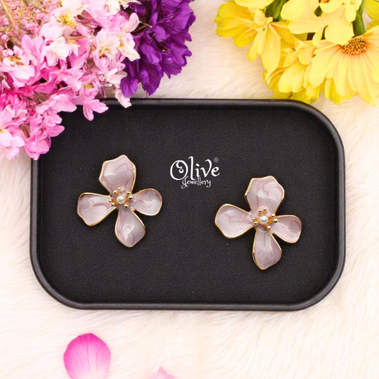 Enamel Earrings - 532