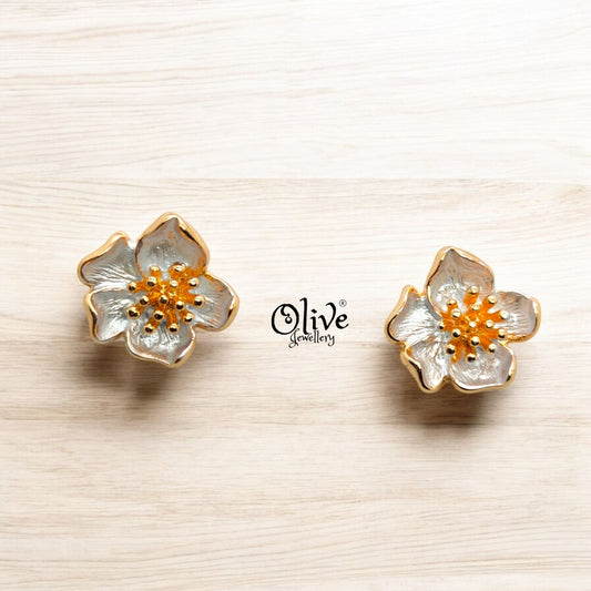 Enamel Earrings - 550