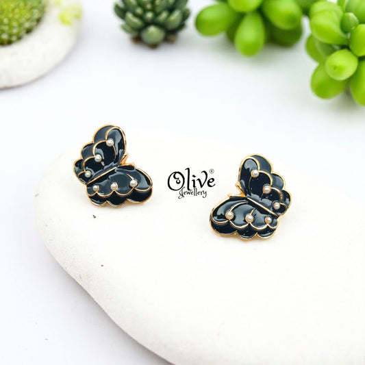 Enamel Earrings - 558