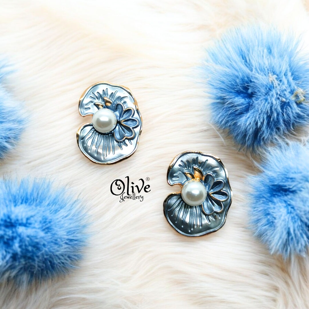 Enamel Earrings - 564
