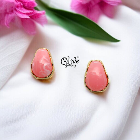 Enamel Earrings - 570