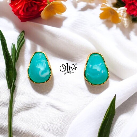 Enamel Earrings - 570