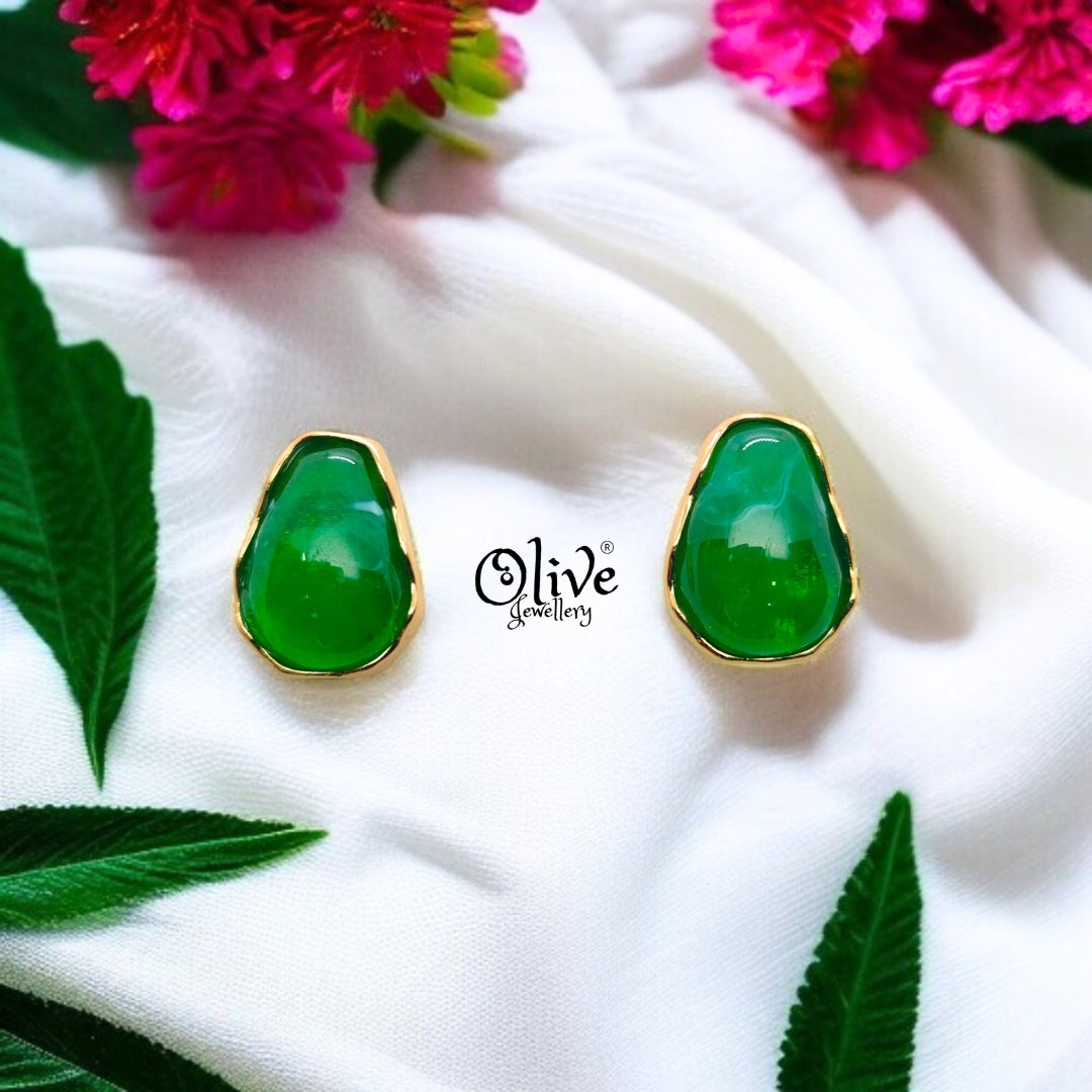 Enamel Earrings - 570