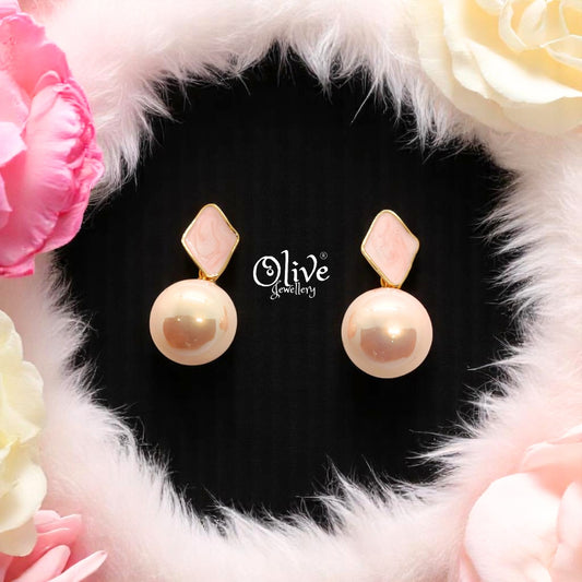 Enamel Earrings - 576