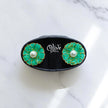 Enamel Earrings - 593