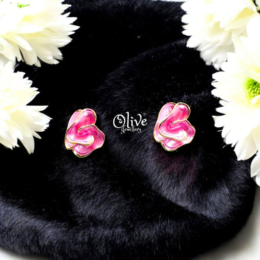 Enamel Earrings - 599