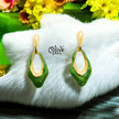 Enamel Earrings - 605