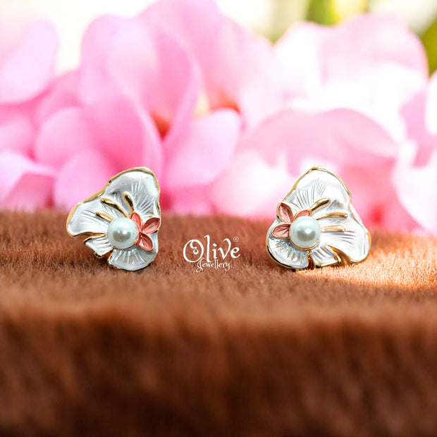 Enamel Earrings - 610