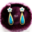 Enamel Earrings - 616