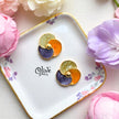 Enamel Earrings - 628