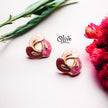 Enamel Earrings - 636